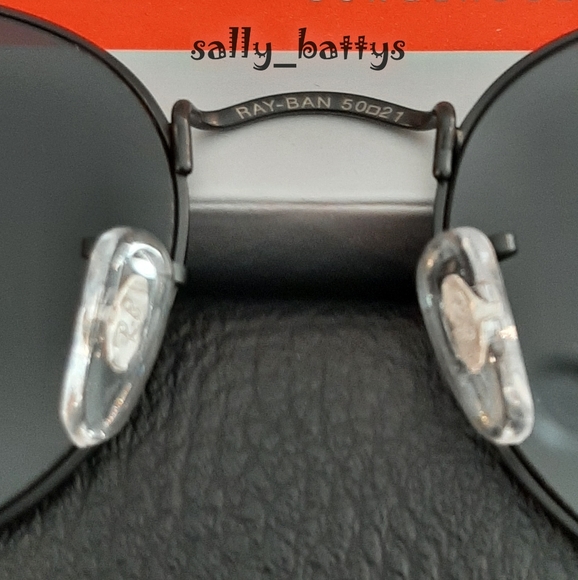 Ray-Ban (Store Display) Round Metal All Black RB3447 - Picture 9 of 15
